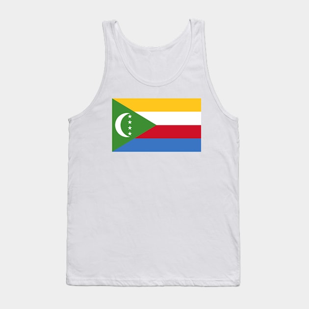 Flag of Comoros Tank Top by COUNTRY FLAGS